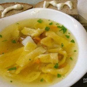 Детский суп на говяжьем бульоне - просто,вкусно - фоторецепт пошагово