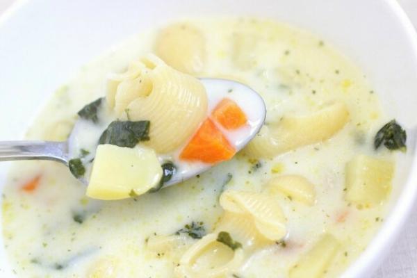 Сырно-молочный суп с макаронами и овощами, рецепт с фото - просто,вкусно - фоторецепт пошагово
