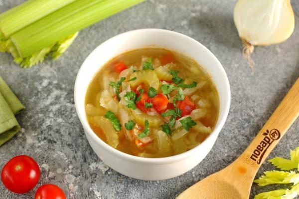 Луковый суп с сельдереем для похудения - просто,вкусно - фоторецепт пошагово