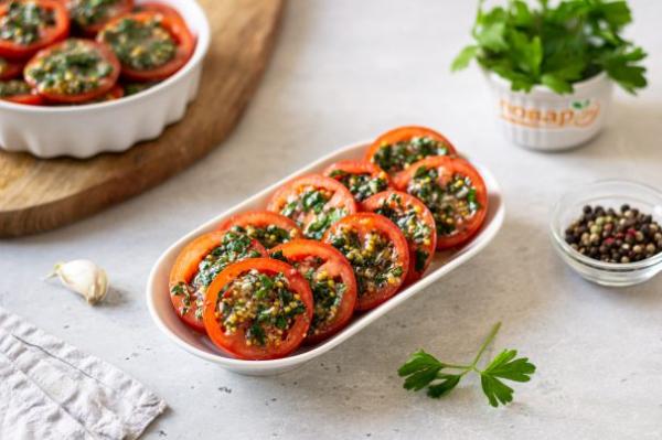 Маринованные помидоры по-итальянски за 30 минут - просто,вкусно - фоторецепт пошагово