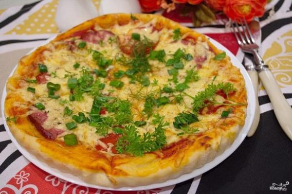 Пицца Пепперони - просто,вкусно - фоторецепт пошагово