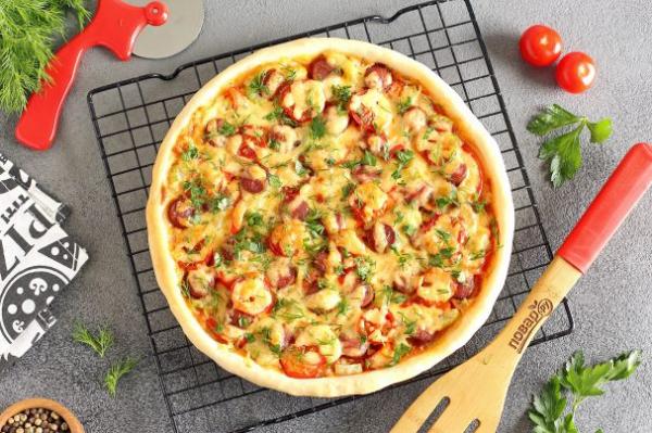 Пицца с сельдереем - просто,вкусно - фоторецепт пошагово
