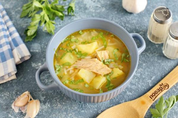 Суп из кролика в мультиварке - просто,вкусно - фоторецепт пошагово