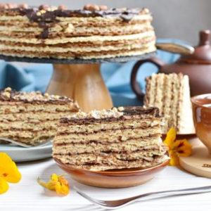 Вафельный торт - просто,вкусно - фоторецепт пошагово